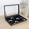 Wenge Wood Dustproof Jewelry Box with Lid for Bracelets and Accessories