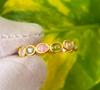 Natural Tourmaline 925 Sterling Silver Single Eternity Ring Sz 9.5 US, Gift A34