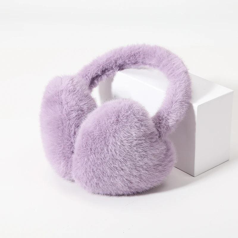 

Y2k Корея Женские Kawaii Розовые Наушники Love Heart Зимние Теплые Утолщенные Японские JK Защита Ушей Велосипедные Наушники Аксессуары