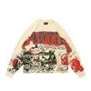 2026 Spring and Autumn New MIX Retro with Diamond Angel Letter Crew Neck Long Sleeve Men and Women of the Same Style, One Piece Will Be Sent In