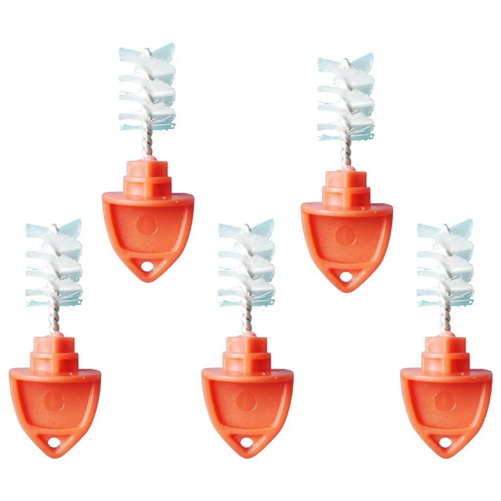 Pack Of 5 Beer Tap Plug Covers and Cleaning Brushes for Draft Beer Faucets Ensuring Clean and Fresh Taps