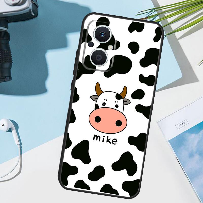 Dairy Cattle Cow Speckle Cover For OPPO Reno 14F 13F 12F 11F 8T 7 8 Lite 10 11 12 13 14 OPPO Find X9 X8 X5 X6 Pro Case