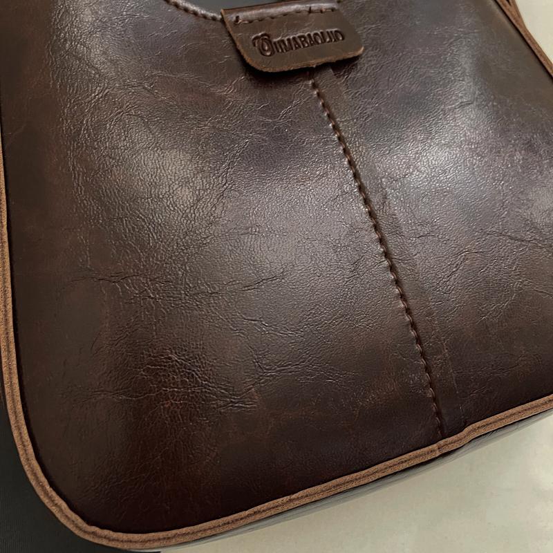 Vintage Zachte Leren Crossbody Tas Dames Hobo Schoudertas met Geweven Brede Band voor Dagelijkse Woon-werkverkeer Werk Winkelen en Reizen