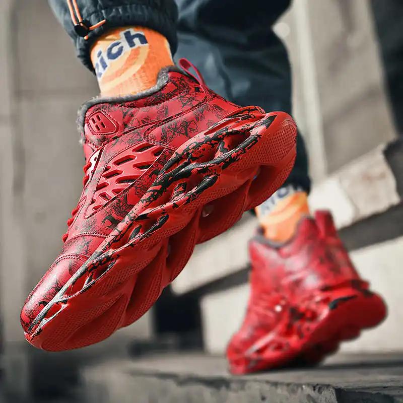 Fashion Mid Zimni Brand Basketball For Men Mary Jane Men's Comfortable Shoes Men Luxury Sneakers Sport Hand Made High-quality Style