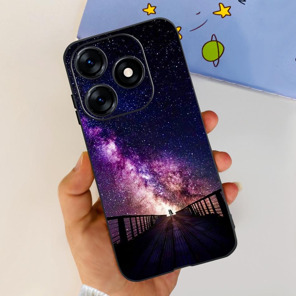 Phone Case For Tecno Spark 10 10C 2023 Fashion Flower Cat Butterfly Soft Silicone TPU Cases For Tecno Spark10 Spark10c KI5q KI5k