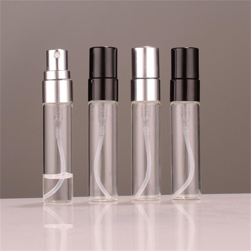 Wholesale 50PCS 2ML 3ML 5ML 10ML Gold Sample Thin Glass Vials Mini Empty Cosmetics Bottle Perfume Bottle Glass Spray Bottle