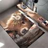 Cute Baby Cow with Flowers Suitable As a Non-slip Mat for the Living Room or Bedroom Sofa