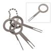 Stainless Car Electrical Terminal Wiring Crimp Connector Pin Removel Key Tools