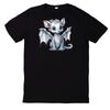 T-Shirt Cute Baby Dragon Motif Cotton