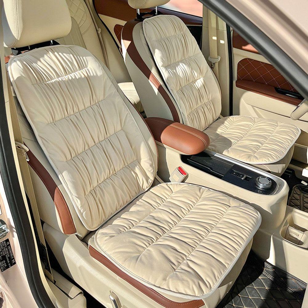 Plush Seat Cover Cushion Breathable Car Seat Decoration Car Seat Cushion  Cushion Back