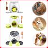 Interaktiver Hundebällewerfer Automatischer Hundeball-Futterspender Tennisball-Belohnungsmaschine Langsamer Futterspender für mittlere und kleine Hunde