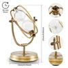 Hourglass Timer 30 Minutes Sand Clock Timer Vintage Metal Sand Watch Antique Glass Sandglass with White Sand Decorative Hour