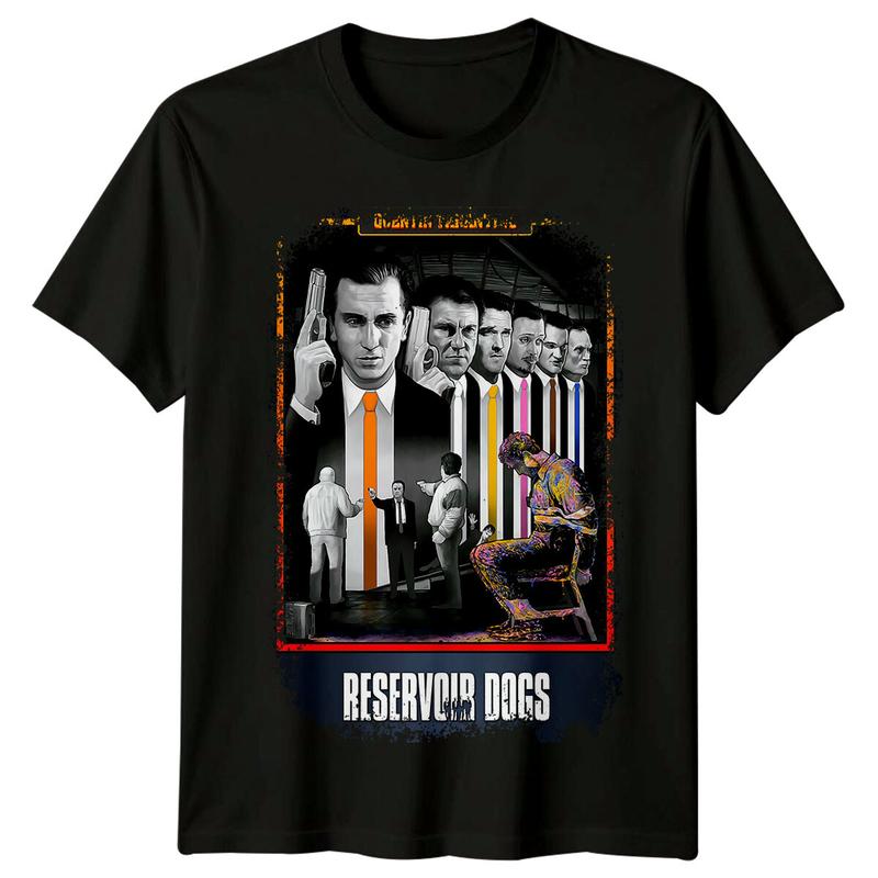 Reservoir Dogs (1992) Movie Poster Inspired Unisex T-Shirt Retro Classic Tee S