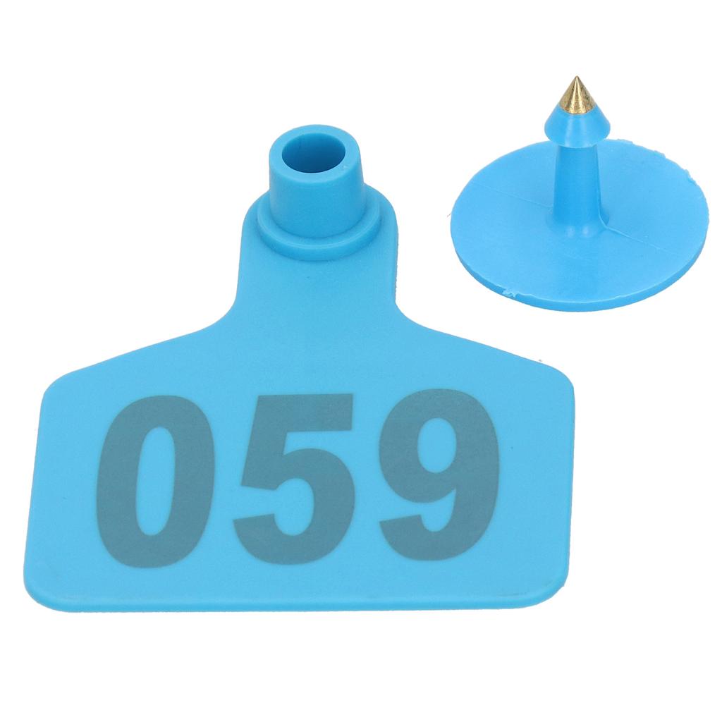 001?100 Number Plastic Tag Livestock Animal Ear Tag for Marking Cattle Cows Animal Farm Accessories