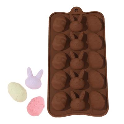 Pisanka króliczek silikonowe formy nieprzywierająca Food Grade łatwe uwalnianie DIY cukierki budyń czekoladowe ciasteczka kremówka galaretki forma do pieczenia