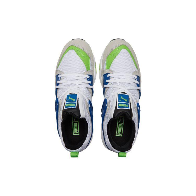 Puma Blaze of Glory Reverse Classics - Bílé unisex tenisky Černá Šnorchlově modrá 383532-02