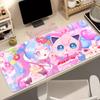 Large Anime Mouse Pad xcm Pokemon Jigglypuff Carpet Laptop Pc Gamer Keyboard Mat Mousepad Edge White Tassel Rubber Table Mat