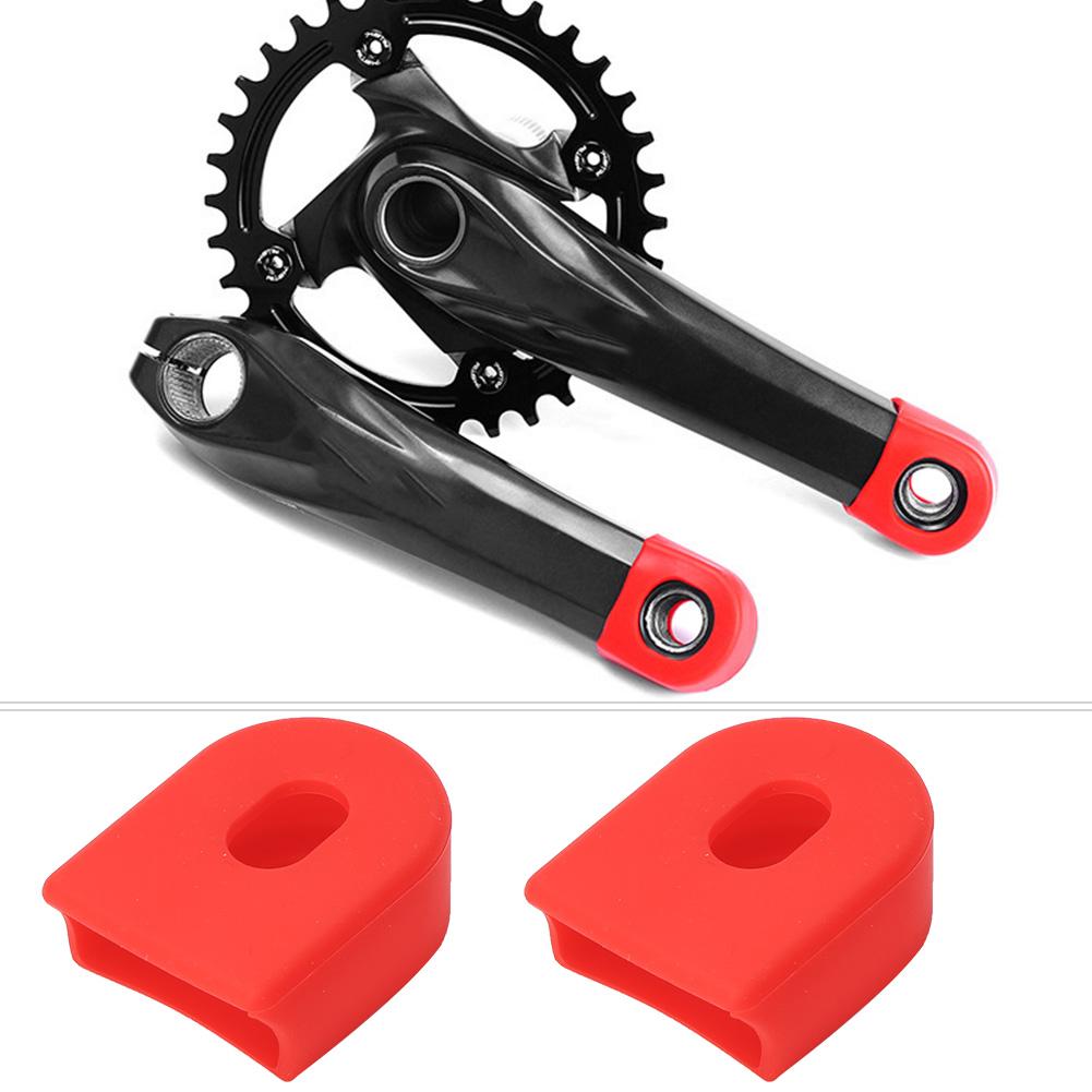5 Pair   Silicone Mountain Bike Crank Cover Road   Crankset Protective Case Cycling Accessory