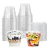 10/20/30/50Pcs Dessert Cup BPA-Free Plastic Cups Desserts Fruits Cakes Ice Cream Pudding Milkshake Cups