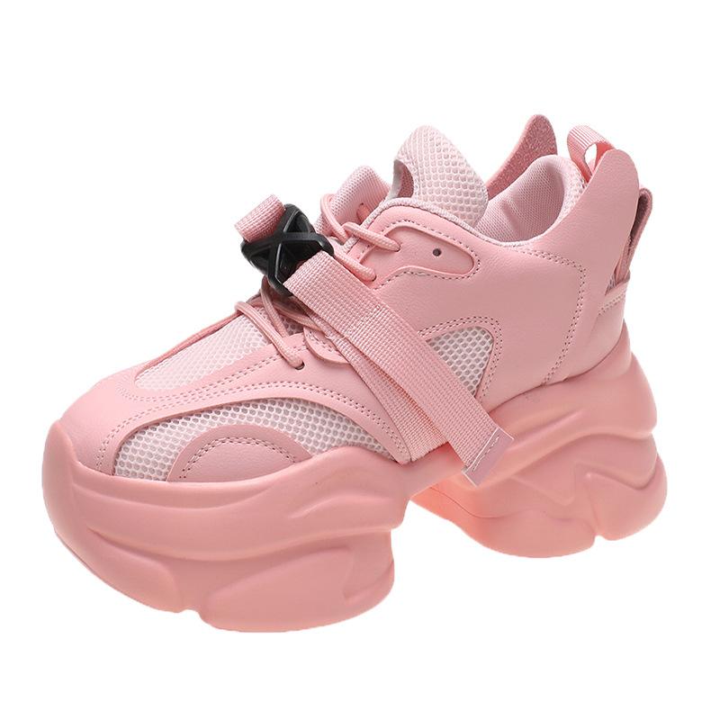 

Женские летние дышащие повседневные кроссовки на толстой подошве, универсальные спортивные кроссовки для весны и осени 37