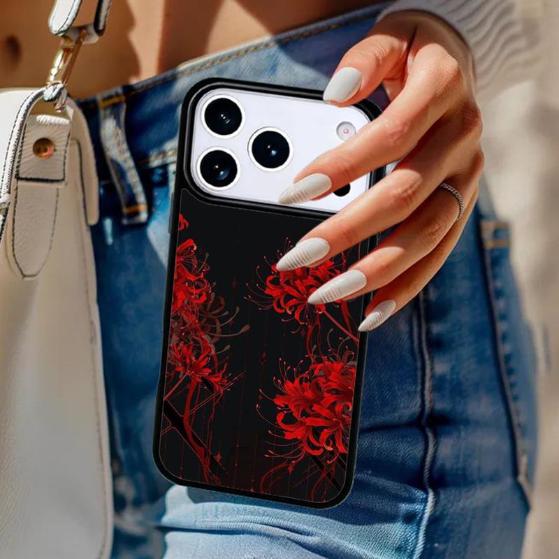 Lycoris radiata flower Phone Case For iPhone 17 Air 14 15 13 12 Max Cover For Apple 16e 11 Pro Max Plus Coque