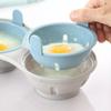 1Pc Double Cup Microwave Eggs Poacher Cookware Cooker Egg Boiler Steamer Maker Poach