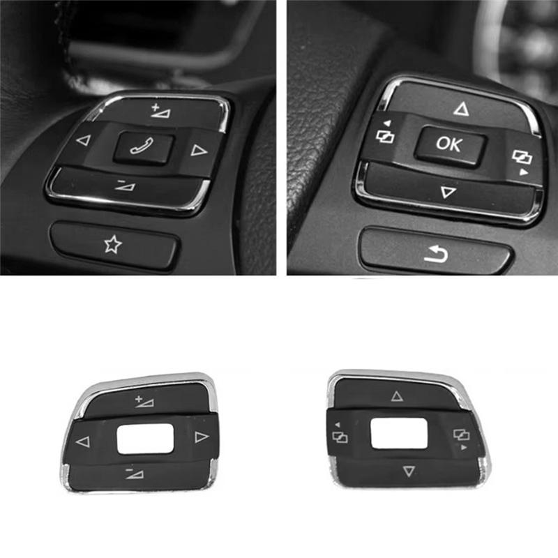 Stable-Car Multif Steering Wheel Switch Cap Volume Control Button Cover Trim For VW Passat B7 2011-2015