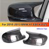 For BMW X1 E84 X3 F25 2010 2011 2012 2013 Car Rearview Side Mirror Cover Wing Cap Exterior Door Housing Shell Trim ABS Carbon