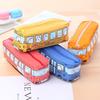 Korean Creative Cartoon Bus Pencil Case - Large Capacity for Students