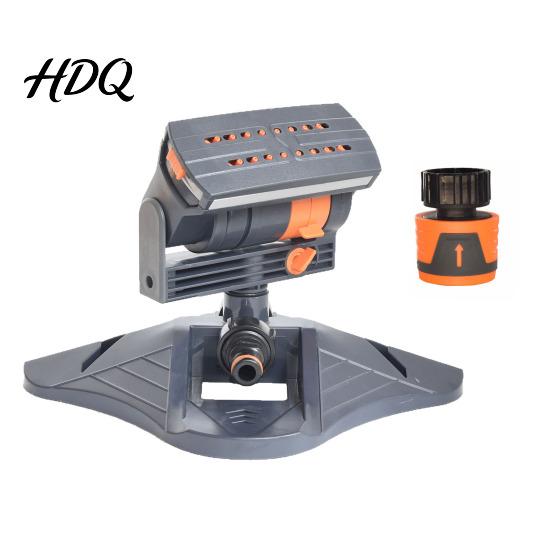 Durable Outdoor Sprinkler Garden Water Sprinkler Adjustable Lawn Oscillating with 16 Nozzles A