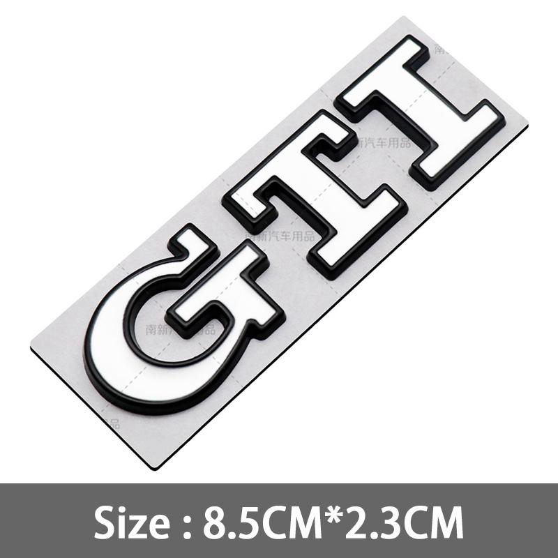 2026 Hot For VOLKSWAGEN VW 1pcs 3D Metal GTI Badge Car Rear Trunk Emblem Stickers for Volkswagen Golf GTI mk2 mk3 mk4 mk5 mk6 mk