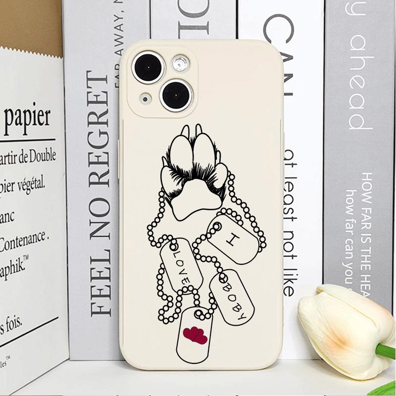 Funny Cartoon Pet Cute Dog Paw Print Phone Case for IPhone 16 15 13 11 12 14 Pro Max Mini XS MAX X XR 7 8 14 Plus SE2 Soft Cover