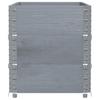 Pallet Top Frame Set 3 Pcs Grey 100 X 50 Cm Solid Pine Wood