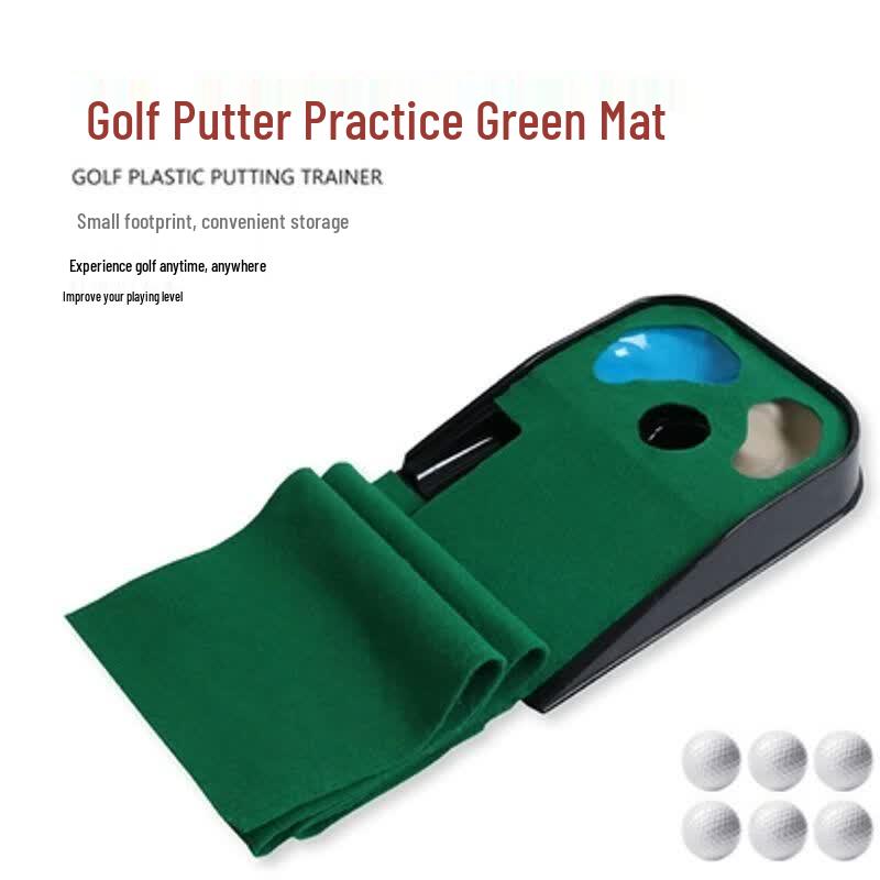 Jianzhidu Indoor Golf Putting Trainer Set One Size