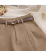 Women's High-Waisted White Wide-Leg Shorts - Versatile and Casual for Spring/Summer 2025