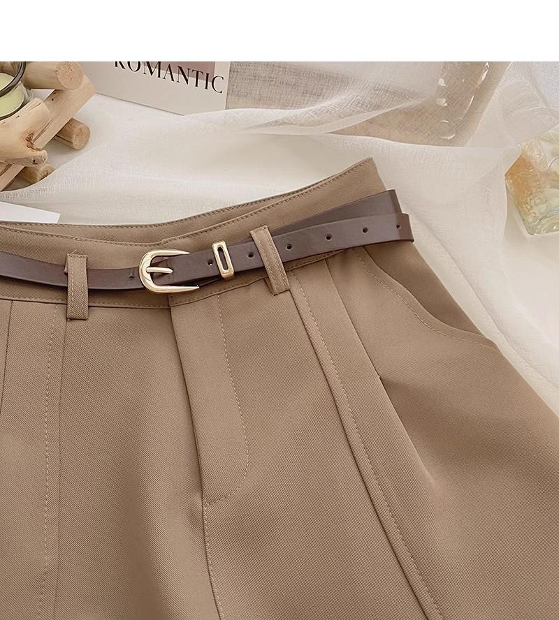 Women's High-Waisted White Wide-Leg Shorts - Versatile and Casual for Spring/Summer 2025
