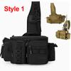 Fishing Tackle Backpack Lure Box Gear Storage Bag Fanny Pack for Men Fly Fishing Backpack with Rod Holder Sling Shoulder Bag