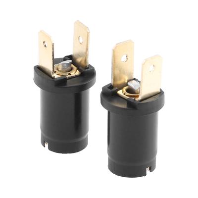 2pcs Side Light Bulb Holders 170790 for 6V/12V/24V Ba9s 989/233 Lamp Holder Car Motorcycle Scooter Lighting Components