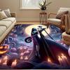 1pc The Nightmare Before Christmas Carpet Area Rug, Bedroom, and Playroom - Durable, Stain-Resistant, and Easy To Clean, Living Room, Laundr