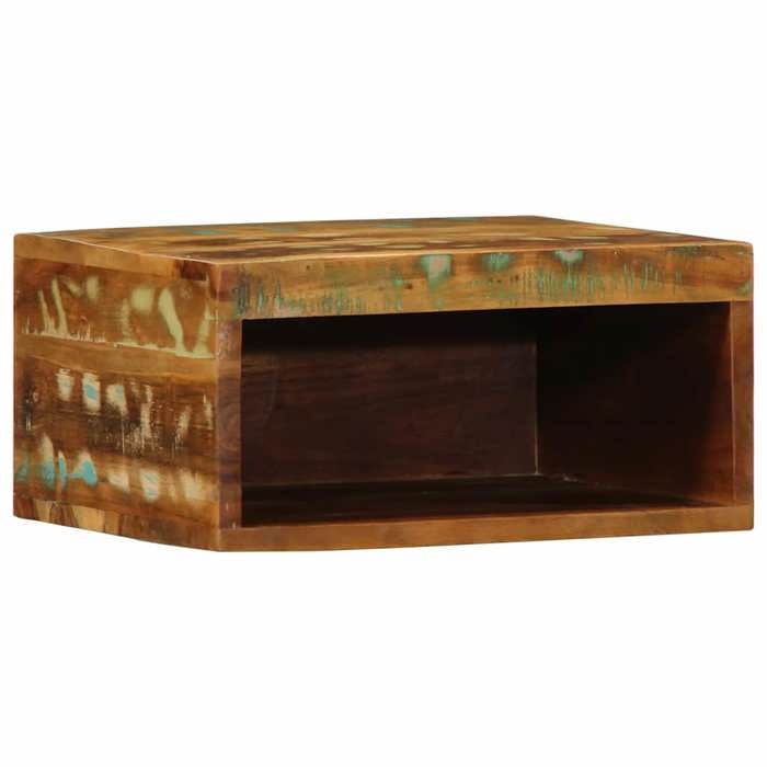 VidaXL Meubles TV muraux 2 pcs bois massif de récupération, meuble média, meuble latéral, centre de divertissement, meuble 4017471