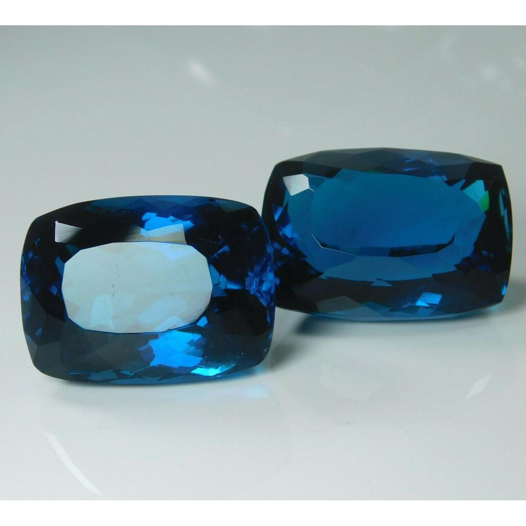AA++ Teal Sapphire Gemstone   108 Ct Cushion Cut Huge Size Sapphire