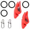 Shrimp Lure Head Cover Drop Weights Bait Sinker with Buckles for Fishing Accessories20g0.7oz