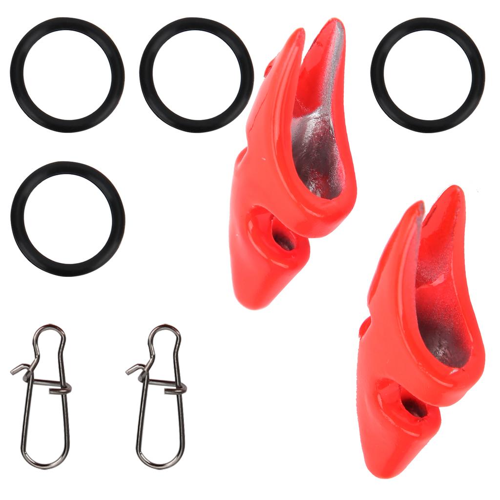 Shrimp Lure Head Cover Drop Weights Bait Sinker with Buckles for Fishing Accessories20g0.7oz