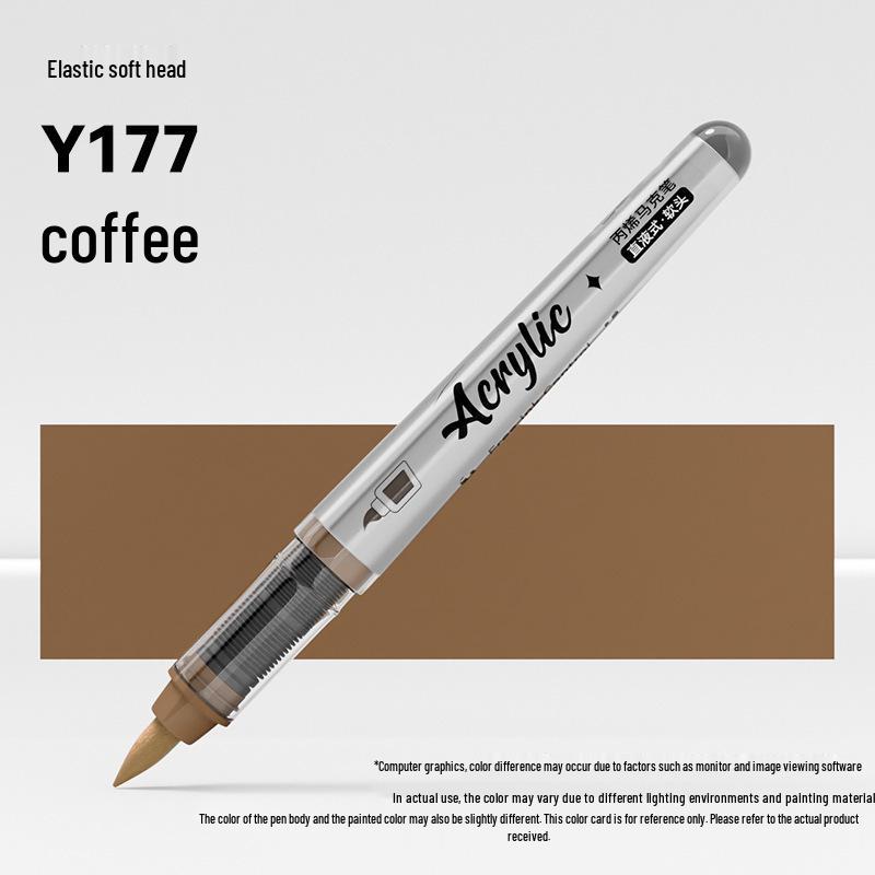 Jinzhi Liquid Acrylic Marker Pen - Soft Tip, Opaque, Large Capacity, Stackable Colors