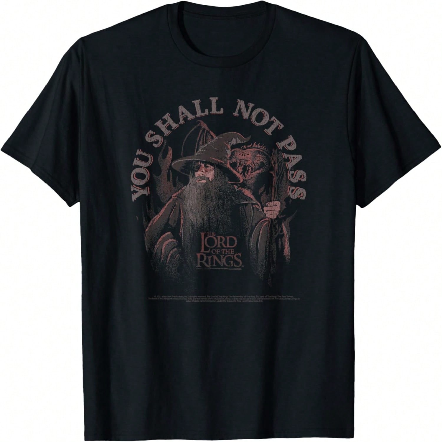 The Gandalf You Shall Not Pass T-Shirt S разноцветный