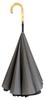 CARRY saKASA Classic Model Inverted Stays Large Diameter UV Highly Suitable for Sun and Stylish for Men Platinum Umbrella, Dry, 120cm, Protection,