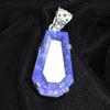 Natural Purple Tanzanite CERTIFIED 41.10 Ct Sterling Silver Fancy Gems Pendant MY.PD-169-NS