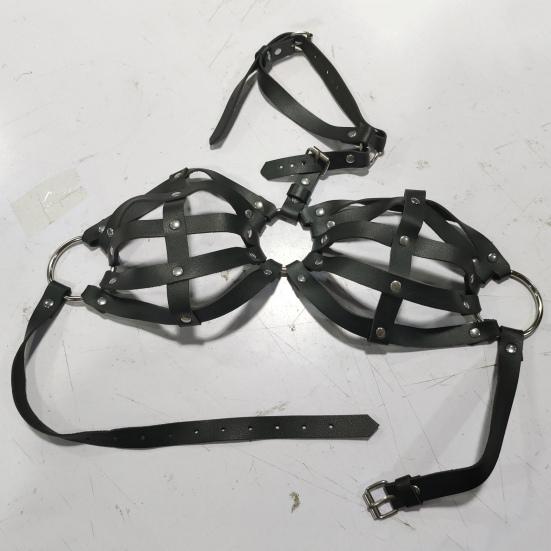 Sexy Faux Leather Corset Belt Enhance Mood Unleash Happiness Portable User-friendly Safe Cosplay SM Corset
