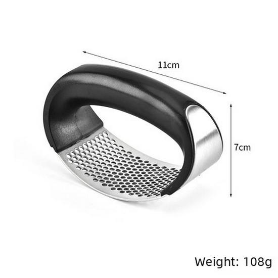 Ruční kroužek na drcení česneku a zázvoru z nerezové oceli