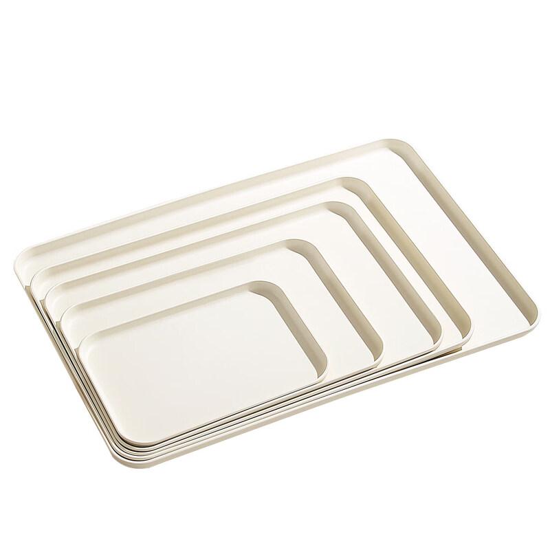 Japanese Style Plastic Rectangular Serving Tray